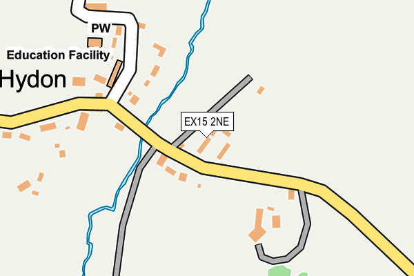 EX15 2NE map - OS OpenMap – Local (Ordnance Survey) EX15 2NE map - OS OpenMap – Local (Ordnance Survey)
