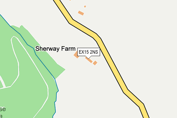 EX15 2NS map - OS OpenMap – Local (Ordnance Survey) EX15 2NS map - OS OpenMap – Local (Ordnance Survey)