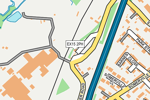 EX15 2PH map - OS OpenMap – Local (Ordnance Survey) EX15 2PH map - OS OpenMap – Local (Ordnance Survey)