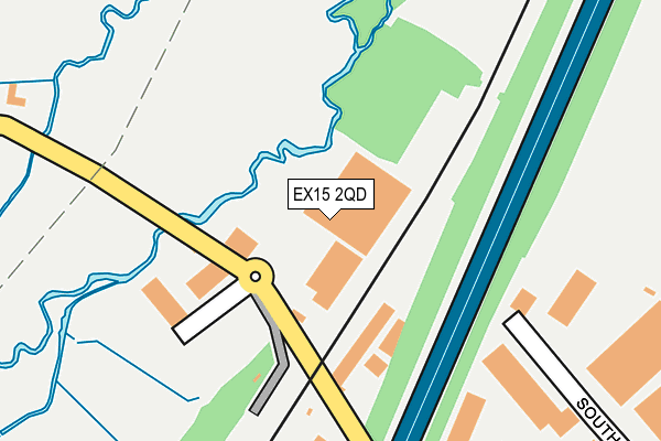 EX15 2QD map - OS OpenMap – Local (Ordnance Survey) EX15 2QD map - OS OpenMap – Local (Ordnance Survey)