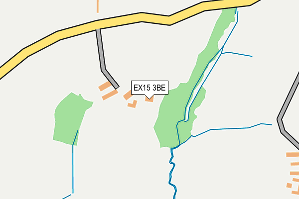 EX15 3BE map - OS OpenMap – Local (Ordnance Survey) EX15 3BE map - OS OpenMap – Local (Ordnance Survey)