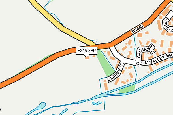 EX15 3BP map - OS OpenMap – Local (Ordnance Survey) EX15 3BP map - OS OpenMap – Local (Ordnance Survey)