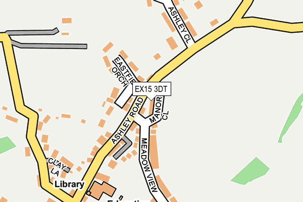 EX15 3DT map - OS OpenMap – Local (Ordnance Survey) EX15 3DT map - OS OpenMap – Local (Ordnance Survey)