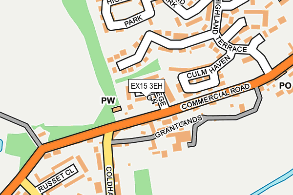 EX15 3EH map - OS OpenMap – Local (Ordnance Survey) EX15 3EH map - OS OpenMap – Local (Ordnance Survey)