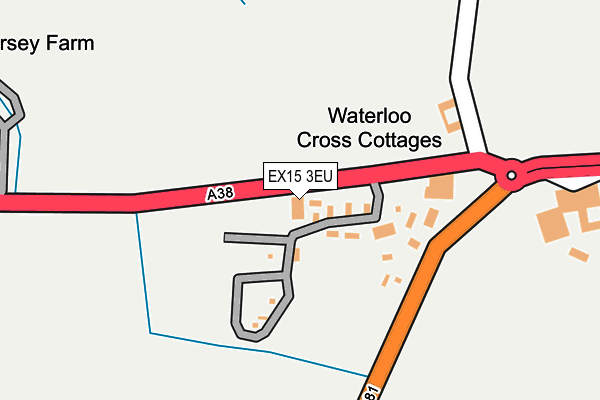 EX15 3EU map - OS OpenMap – Local (Ordnance Survey) EX15 3EU map - OS OpenMap – Local (Ordnance Survey)