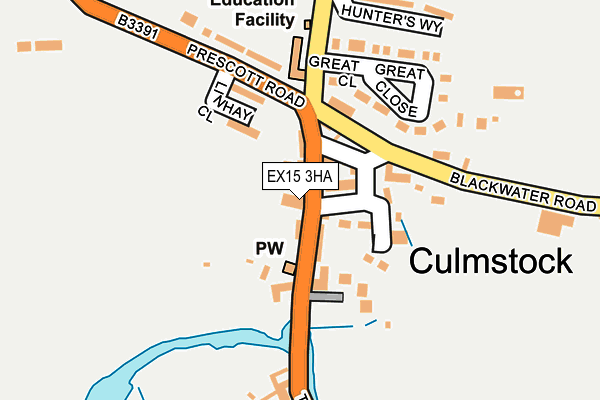 EX15 3HA map - OS OpenMap – Local (Ordnance Survey) EX15 3HA map - OS OpenMap – Local (Ordnance Survey)