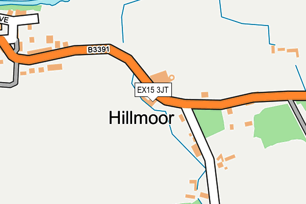 EX15 3JT map - OS OpenMap – Local (Ordnance Survey) EX15 3JT map - OS OpenMap – Local (Ordnance Survey)