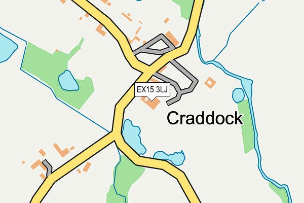 EX15 3LJ map - OS OpenMap – Local (Ordnance Survey) EX15 3LJ map - OS OpenMap – Local (Ordnance Survey)