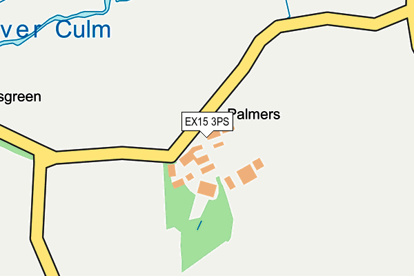 EX15 3PS map - OS OpenMap – Local (Ordnance Survey) EX15 3PS map - OS OpenMap – Local (Ordnance Survey)