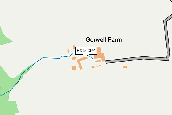EX15 3PZ map - OS OpenMap – Local (Ordnance Survey) EX15 3PZ map - OS OpenMap – Local (Ordnance Survey)