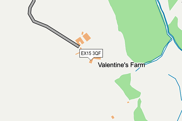 EX15 3QF map - OS OpenMap – Local (Ordnance Survey) EX15 3QF map - OS OpenMap – Local (Ordnance Survey)