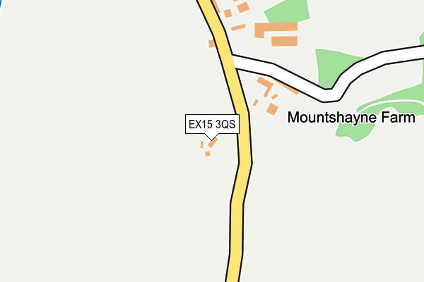 EX15 3QS map - OS OpenMap – Local (Ordnance Survey) EX15 3QS map - OS OpenMap – Local (Ordnance Survey)