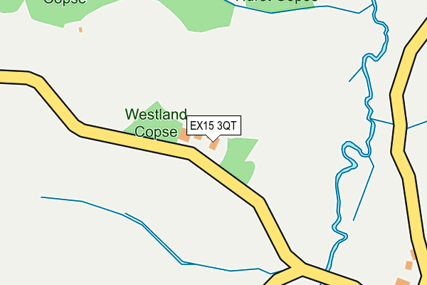 EX15 3QT map - OS OpenMap – Local (Ordnance Survey) EX15 3QT map - OS OpenMap – Local (Ordnance Survey)