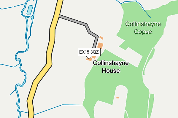EX15 3QZ map - OS OpenMap – Local (Ordnance Survey) EX15 3QZ map - OS OpenMap – Local (Ordnance Survey)