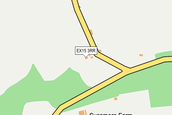 EX15 3RR map - OS OpenMap – Local (Ordnance Survey) EX15 3RR map - OS OpenMap – Local (Ordnance Survey)