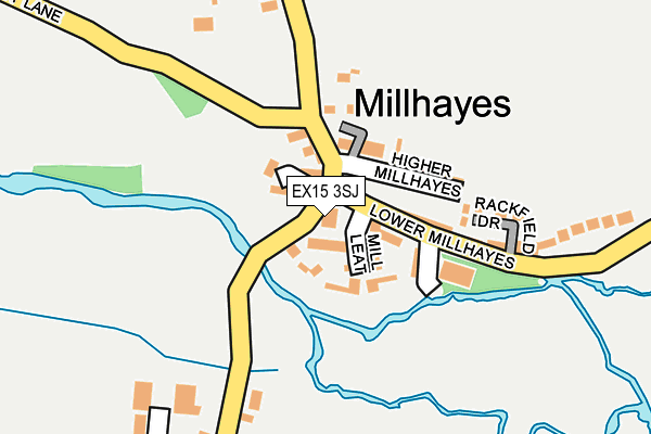EX15 3SJ map - OS OpenMap – Local (Ordnance Survey) EX15 3SJ map - OS OpenMap – Local (Ordnance Survey)