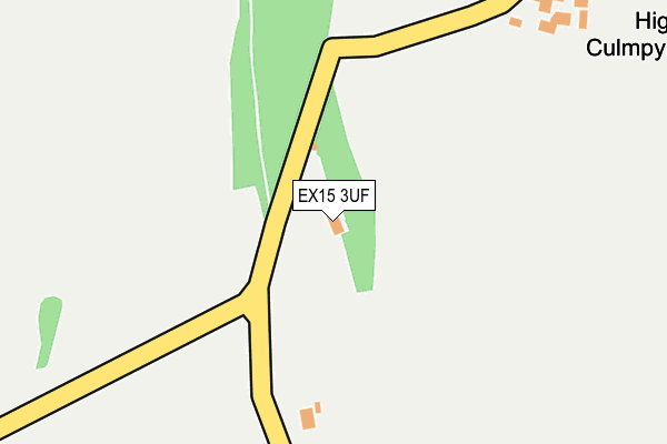 EX15 3UF map - OS OpenMap – Local (Ordnance Survey) EX15 3UF map - OS OpenMap – Local (Ordnance Survey)