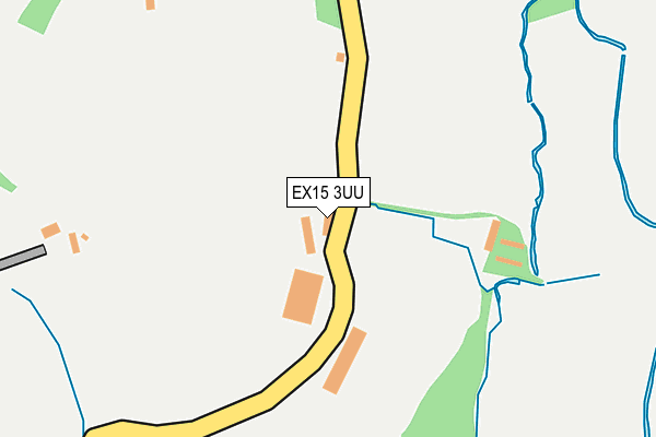EX15 3UU map - OS OpenMap – Local (Ordnance Survey) EX15 3UU map - OS OpenMap – Local (Ordnance Survey)