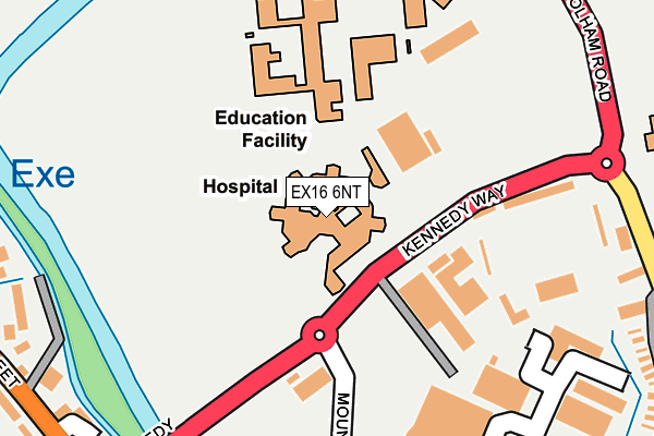 EX16 6NT map - OS OpenMap – Local (Ordnance Survey) EX16 6NT map - OS OpenMap – Local (Ordnance Survey)