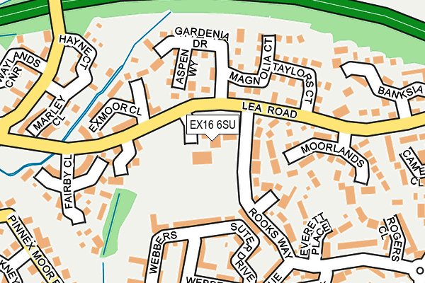 EX16 6SU map - OS OpenMap – Local (Ordnance Survey) EX16 6SU map - OS OpenMap – Local (Ordnance Survey)