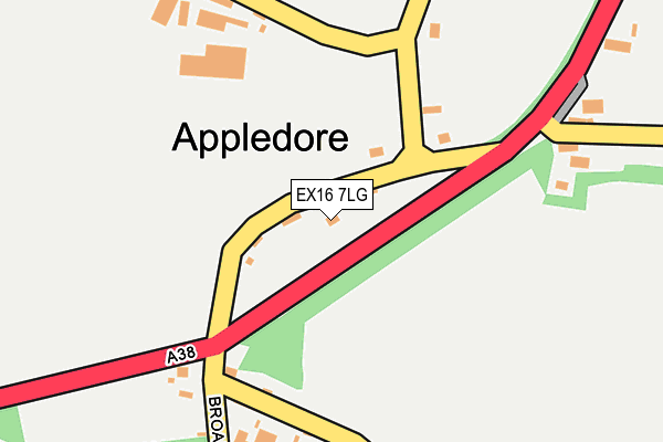 EX16 7LG map - OS OpenMap – Local (Ordnance Survey) EX16 7LG map - OS OpenMap – Local (Ordnance Survey)