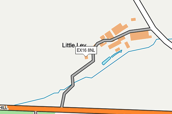 EX16 8NL map - OS OpenMap – Local (Ordnance Survey) EX16 8NL map - OS OpenMap – Local (Ordnance Survey)