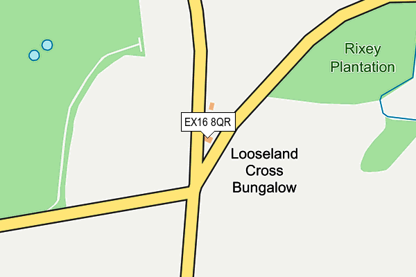 EX16 8QR map - OS OpenMap – Local (Ordnance Survey)