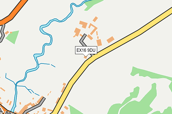 EX16 9DU map - OS OpenMap – Local (Ordnance Survey) EX16 9DU map - OS OpenMap – Local (Ordnance Survey)