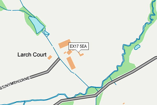 EX17 5EA map - OS OpenMap – Local (Ordnance Survey) EX17 5EA map - OS OpenMap – Local (Ordnance Survey)