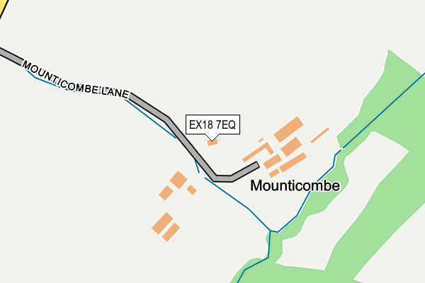 EX18 7EQ map - OS OpenMap – Local (Ordnance Survey) EX18 7EQ map - OS OpenMap – Local (Ordnance Survey)