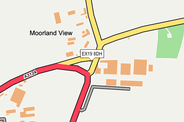EX19 8DH map - OS OpenMap – Local (Ordnance Survey) EX19 8DH map - OS OpenMap – Local (Ordnance Survey)