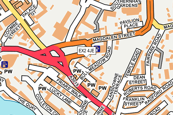 EX2 4JE map - OS OpenMap – Local (Ordnance Survey) EX2 4JE map - OS OpenMap – Local (Ordnance Survey)