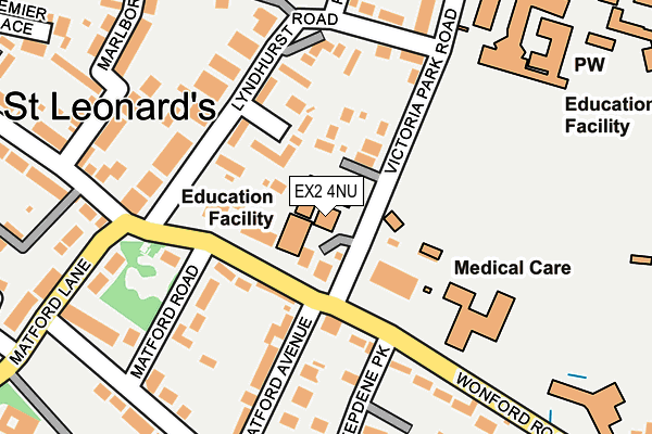 EX2 4NU map - OS OpenMap – Local (Ordnance Survey) EX2 4NU map - OS OpenMap – Local (Ordnance Survey)