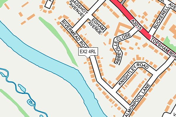 EX2 4RL map - OS OpenMap – Local (Ordnance Survey) EX2 4RL map - OS OpenMap – Local (Ordnance Survey)