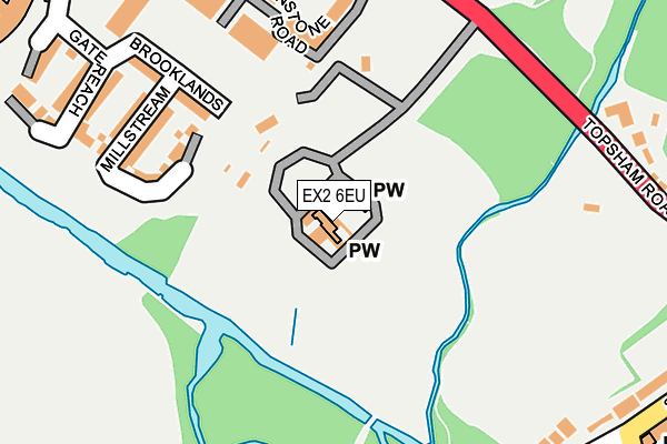 EX2 6EU map - OS OpenMap – Local (Ordnance Survey) EX2 6EU map - OS OpenMap – Local (Ordnance Survey)
