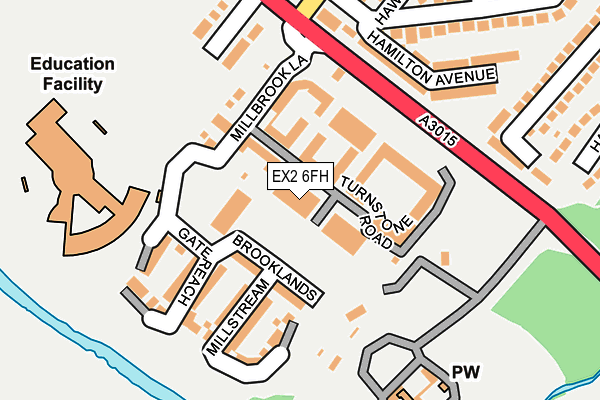 EX2 6FH map - OS OpenMap – Local (Ordnance Survey) EX2 6FH map - OS OpenMap – Local (Ordnance Survey)
