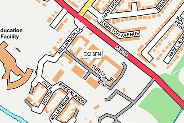 EX2 6FN map - OS OpenMap – Local (Ordnance Survey) EX2 6FN map - OS OpenMap – Local (Ordnance Survey)