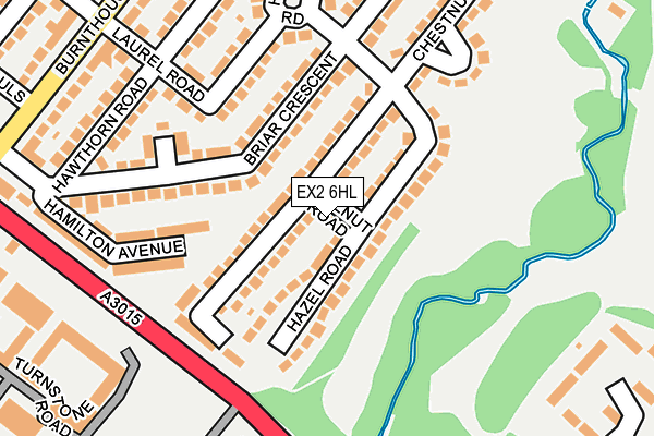 EX2 6HL map - OS OpenMap – Local (Ordnance Survey) EX2 6HL map - OS OpenMap – Local (Ordnance Survey)