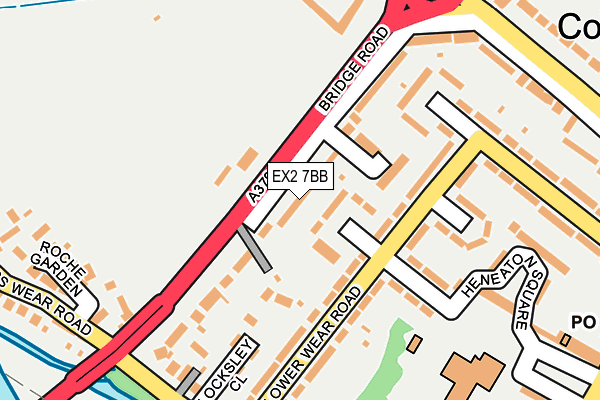 EX2 7BB map - OS OpenMap – Local (Ordnance Survey) EX2 7BB map - OS OpenMap – Local (Ordnance Survey)