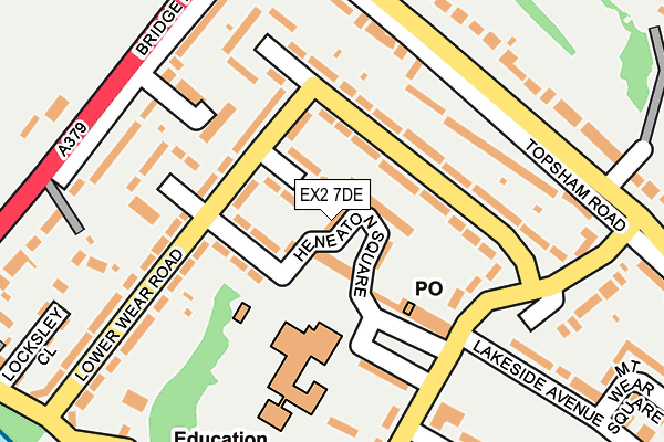 EX2 7DE map - OS OpenMap – Local (Ordnance Survey) EX2 7DE map - OS OpenMap – Local (Ordnance Survey)