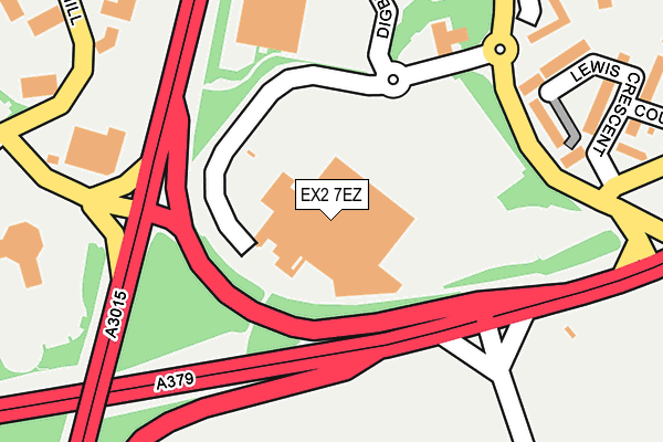 EX2 7EZ map - OS OpenMap – Local (Ordnance Survey) EX2 7EZ map - OS OpenMap – Local (Ordnance Survey)