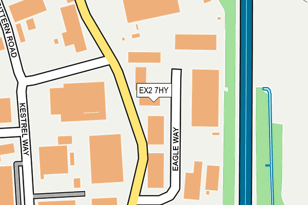 EX2 7HY map - OS OpenMap – Local (Ordnance Survey) EX2 7HY map - OS OpenMap – Local (Ordnance Survey)