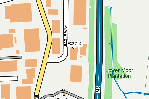EX2 7JX map - OS OpenMap – Local (Ordnance Survey) EX2 7JX map - OS OpenMap – Local (Ordnance Survey)