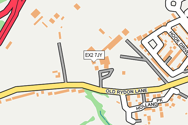 EX2 7JY map - OS OpenMap – Local (Ordnance Survey) EX2 7JY map - OS OpenMap – Local (Ordnance Survey)