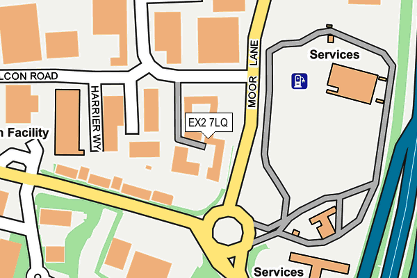 EX2 7LQ map - OS OpenMap – Local (Ordnance Survey) EX2 7LQ map - OS OpenMap – Local (Ordnance Survey)