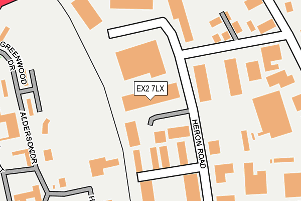 EX2 7LX map - OS OpenMap – Local (Ordnance Survey) EX2 7LX map - OS OpenMap – Local (Ordnance Survey)