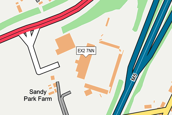 EX2 7NN map - OS OpenMap – Local (Ordnance Survey) EX2 7NN map - OS OpenMap – Local (Ordnance Survey)