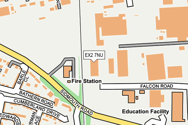 EX2 7NU map - OS OpenMap – Local (Ordnance Survey) EX2 7NU map - OS OpenMap – Local (Ordnance Survey)