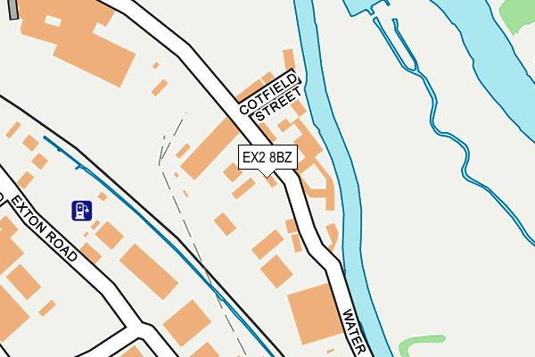 EX2 8BZ map - OS OpenMap – Local (Ordnance Survey) EX2 8BZ map - OS OpenMap – Local (Ordnance Survey)