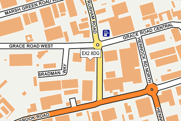 EX2 8DG map - OS OpenMap – Local (Ordnance Survey) EX2 8DG map - OS OpenMap – Local (Ordnance Survey)